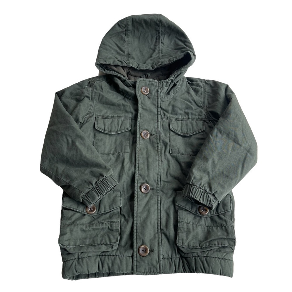 Old Navy Olive Green Utility Jacket US 5T